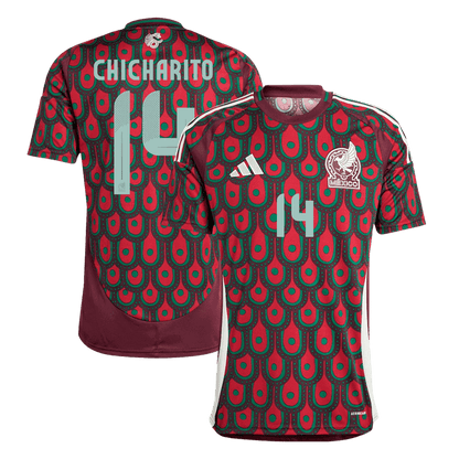 CHICHARITO #14 Mexico Home Soccer Jersey Copa America