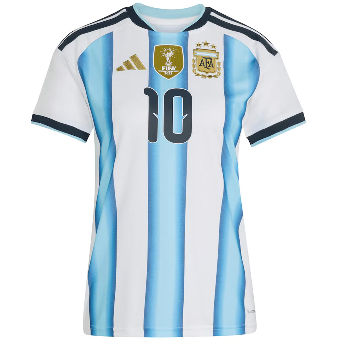 Messi #10 Women's Argentina Home 2026 World Cup Jersey