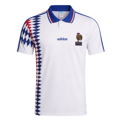 Retro 1994 France Away Soccer Jersey