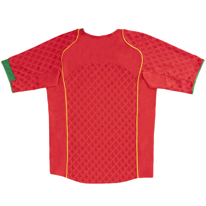 Rui Costa #10 Retro Portugal Home 2004 Euro Cup Jersey