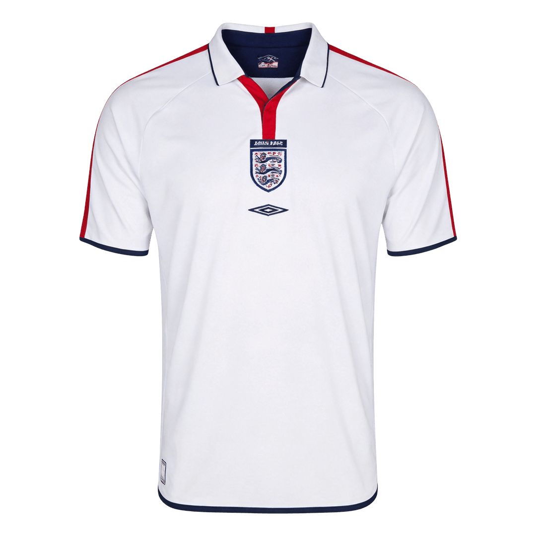 Retro 2004 England Home Soccer Jersey