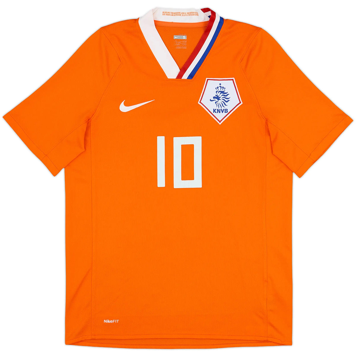 SNEIJDER #10 Retro Netherlands Home Jersey 2008 Euro Cup Jersey