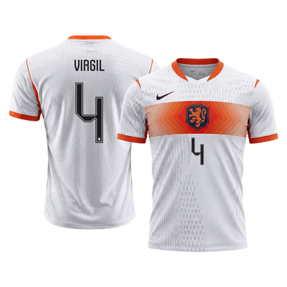VIRGIL #4 Netherlands Away Soccer Jersey 2026 Player Version