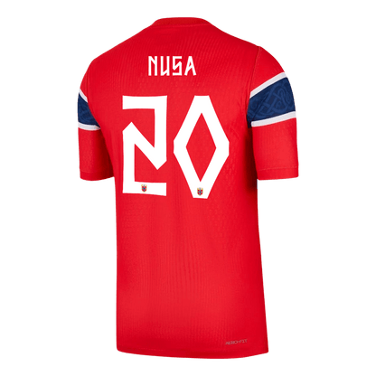 NUSA #20 Norway Home Soccer Jersey 2026 Player Version