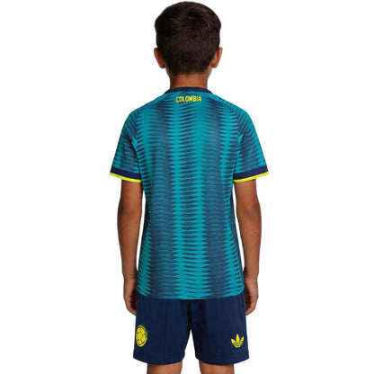 Kids Colombia Away Soccer Kit 2026 World Cup Jersey
