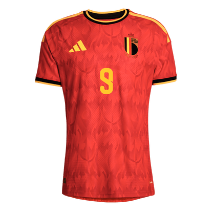 LUKAKU #9 Belgium Home Soccer Jersey 2026 Player Version