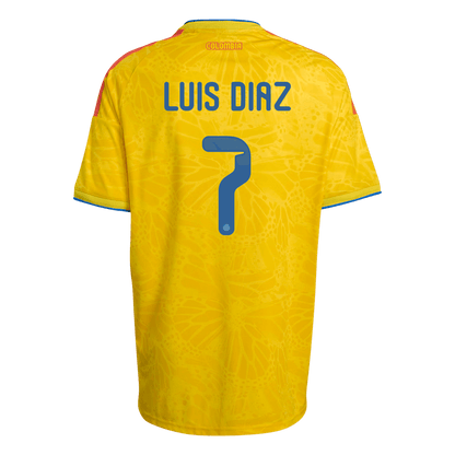 LUIS DíAZ #7 Colombia Home Soccer Jersey 2026
