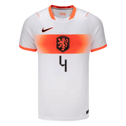 VIRGIL #4 Netherlands Away Soccer Jersey 2026