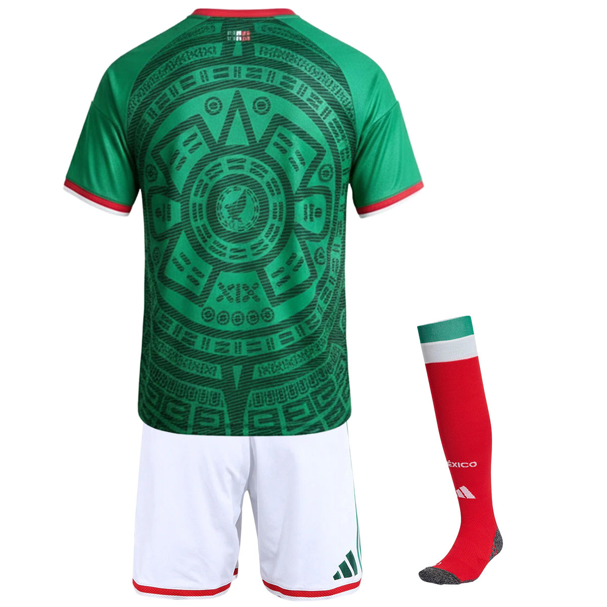 Kids Mexico Home Full Soccer Kit 2026 World Cup Jersey