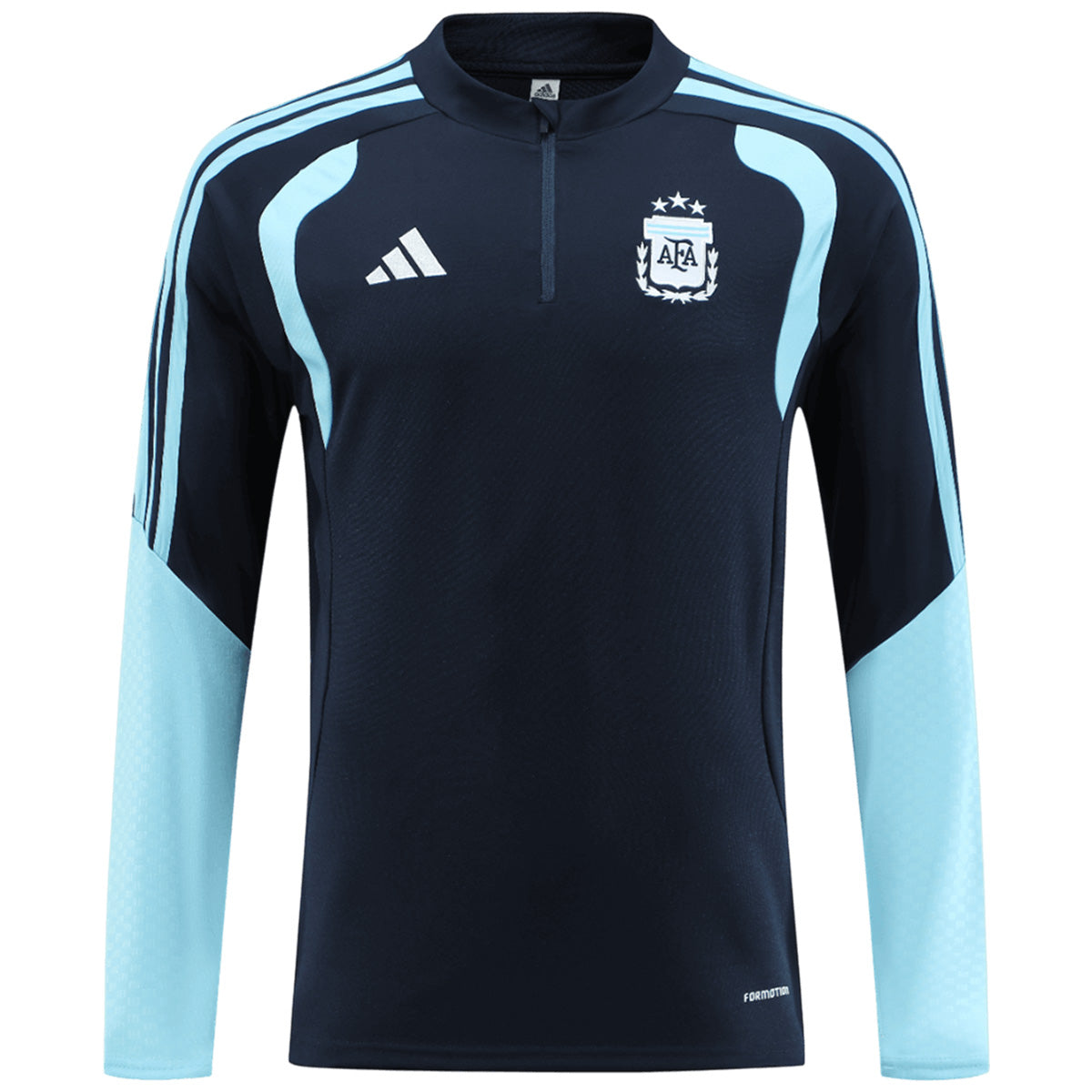 Argentina Zipper Sweatshirt Soccer Kit (Top + Pants) Navy 2026