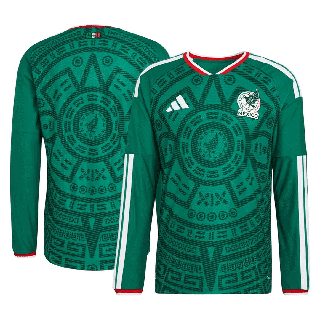 Mexico Home Long Sleeve Soccer Jersey 2026
