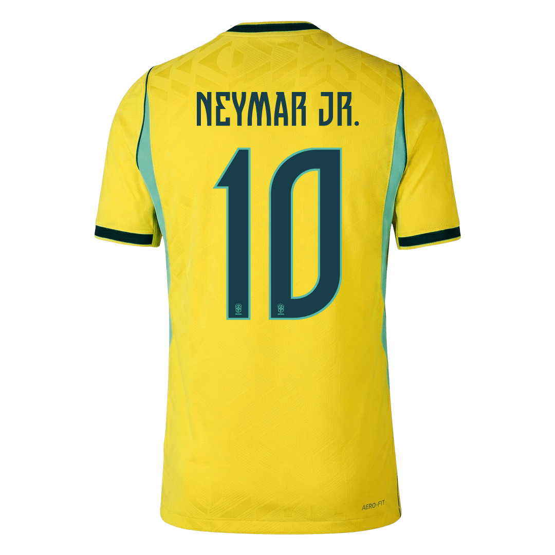 NEYMAR JR. #10 Brazil Home Soccer Jersey 2026 Player Version