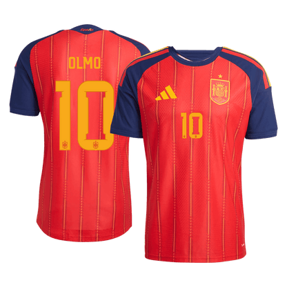 OLMO #10 Spain Home Soccer Jersey 2026 Player Version