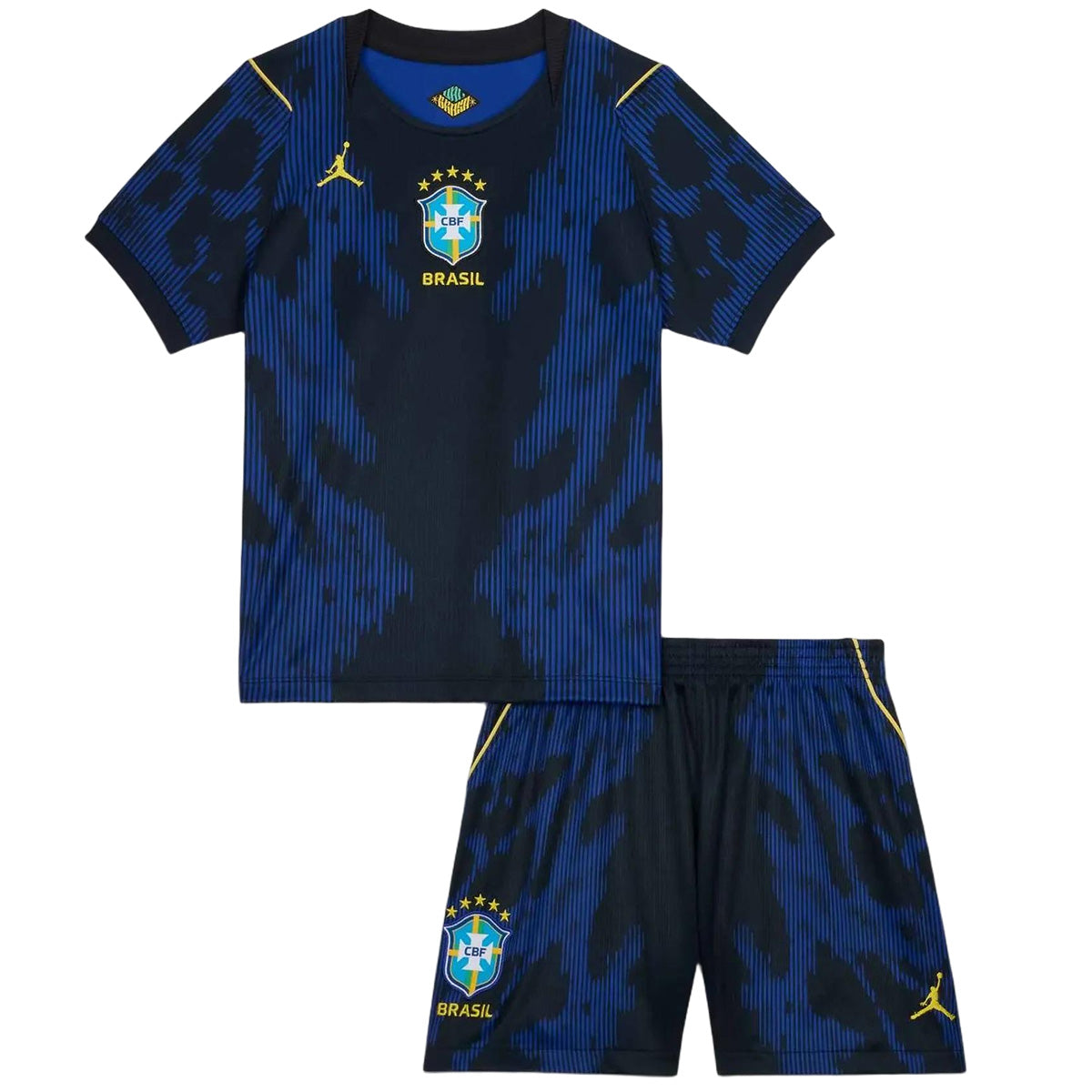 Kids Brazil Away Soccer Kit 2026 World Cup Jersey