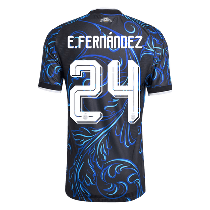 E. FERNÁNDEZ #24 Argentina Away Soccer Jersey 2026 Player Version