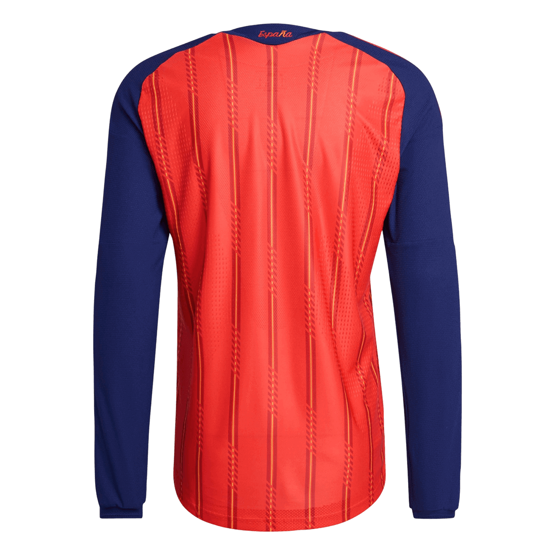 Spain Home Long Sleeve Soccer Jersey 2026