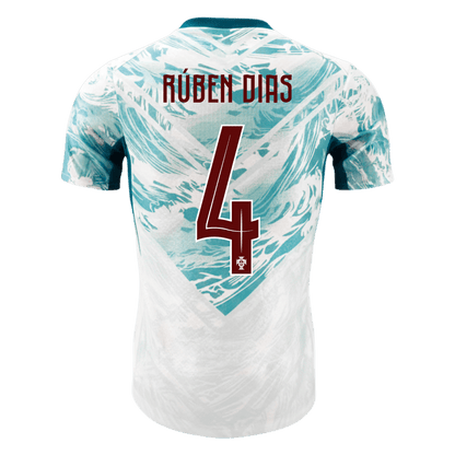 RÚBEN DIAS #4 Portugal Away Soccer Jersey 2026 Player Version