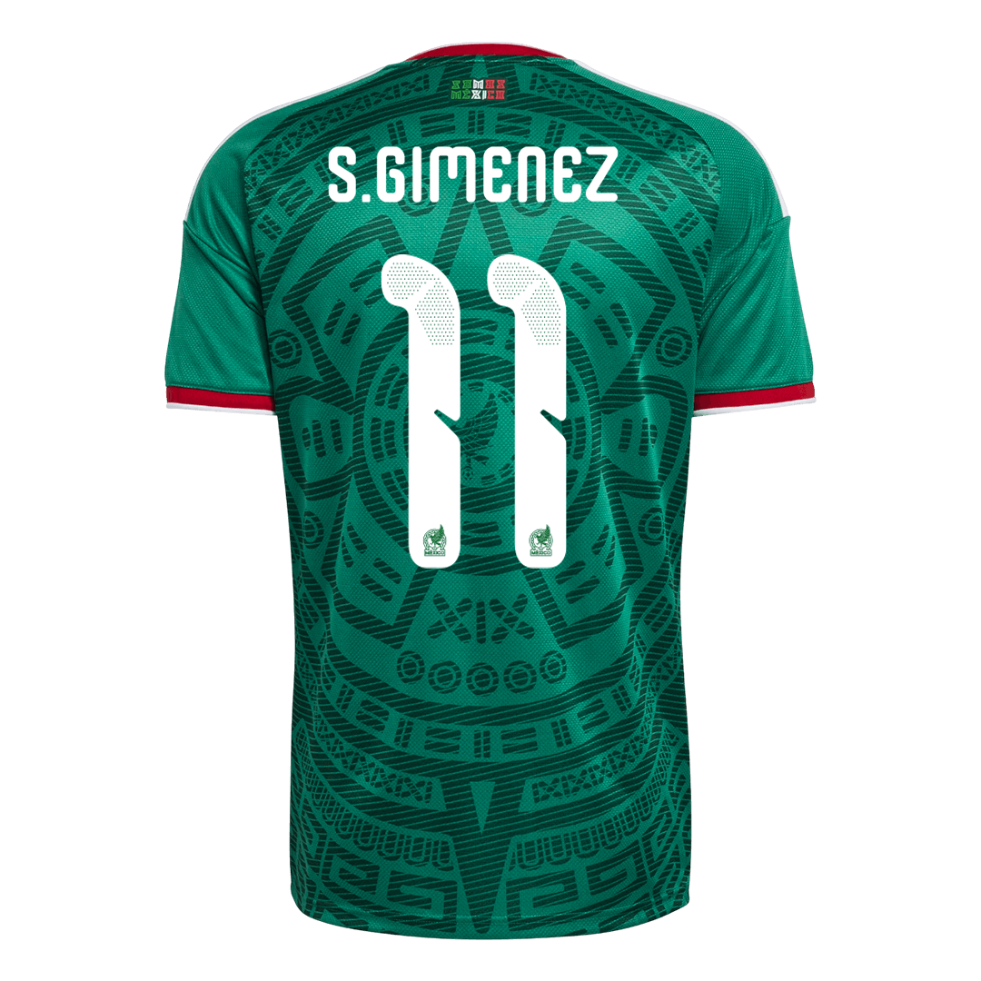 S.GIMENEZ #11 Mexico Home Soccer Jersey 2026