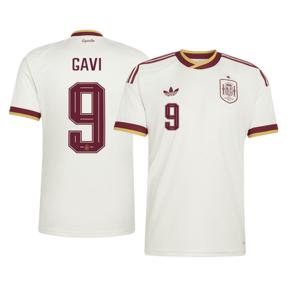 GAVI #9 Spain Away Soccer Jersey 2026