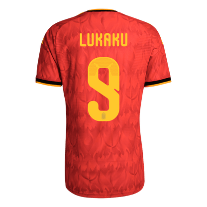 LUKAKU #9 Belgium Home Soccer Jersey 2026 Player Version