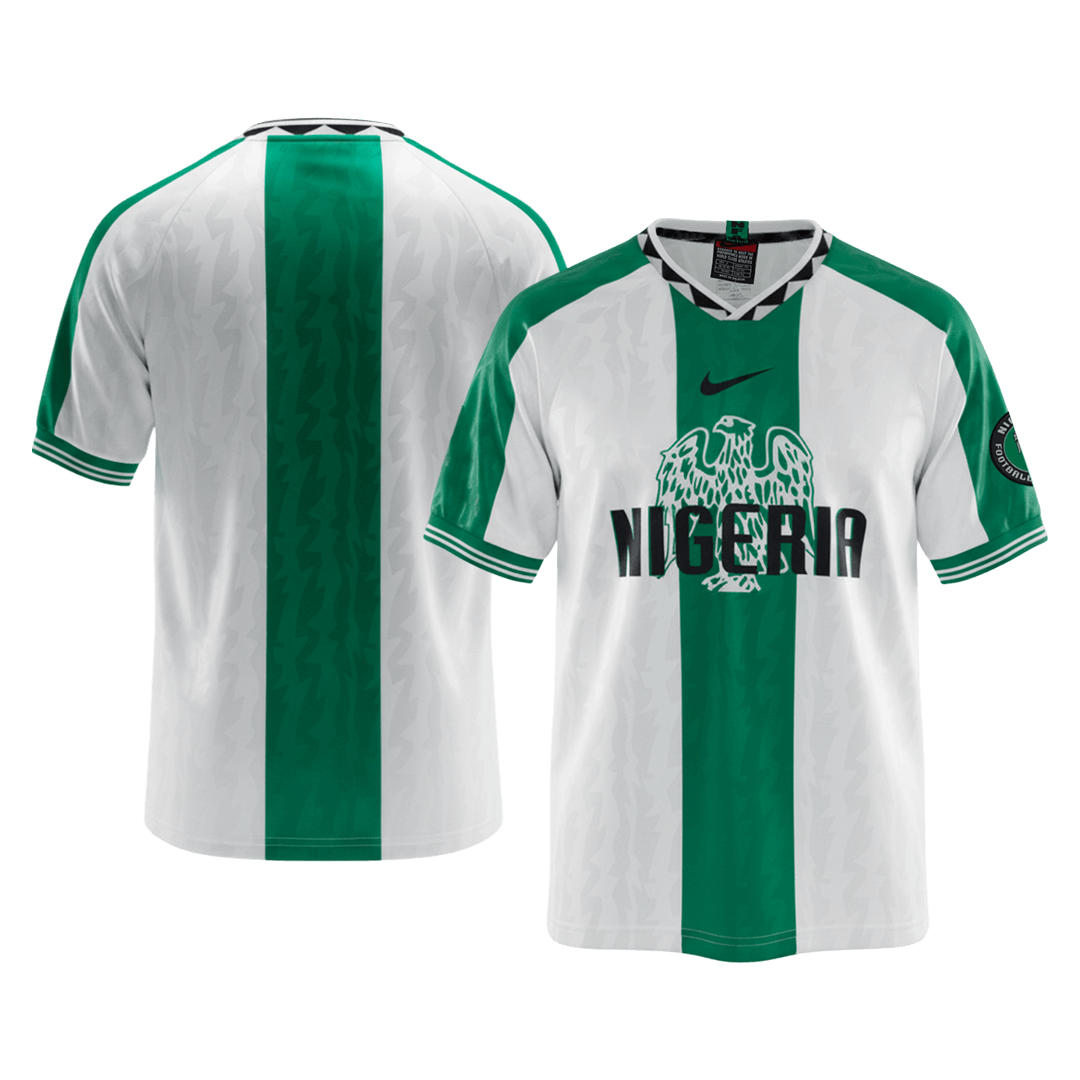 Retro 1996 Nigeria Away Soccer Jersey
