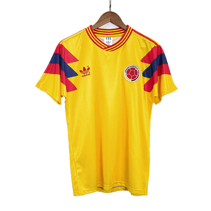 Retro 1990 Colombia Home Soccer Jersey