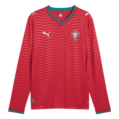 Portugal Home Long Sleeve Soccer Jersey 2026