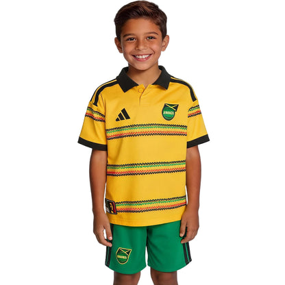 Kids Jamaica Home Soccer Kit 2026 World Cup Jersey