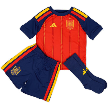 Kids Spain Home Full Soccer Kit 2026 World Cup Jersey