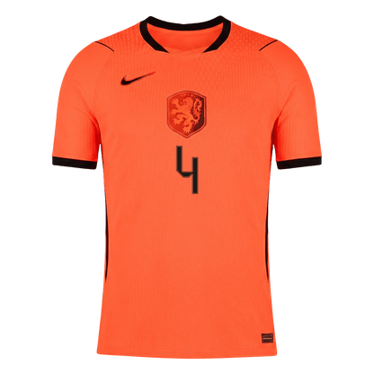 VIRGIL #4 Netherlands Home Soccer Jersey 2026 Player Version