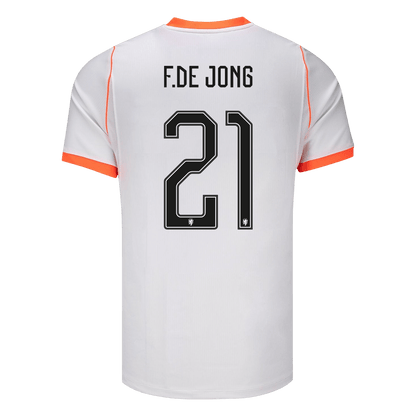 F.DE JONG #21 Netherlands Away Soccer Jersey 2026