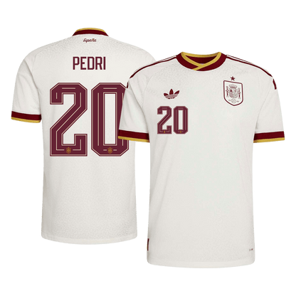 PEDRI #20 Spain Away Soccer Jersey 2026 Player Version