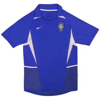 Ronaldo #9 Retro Brazil Away Jersey World Cup 2002