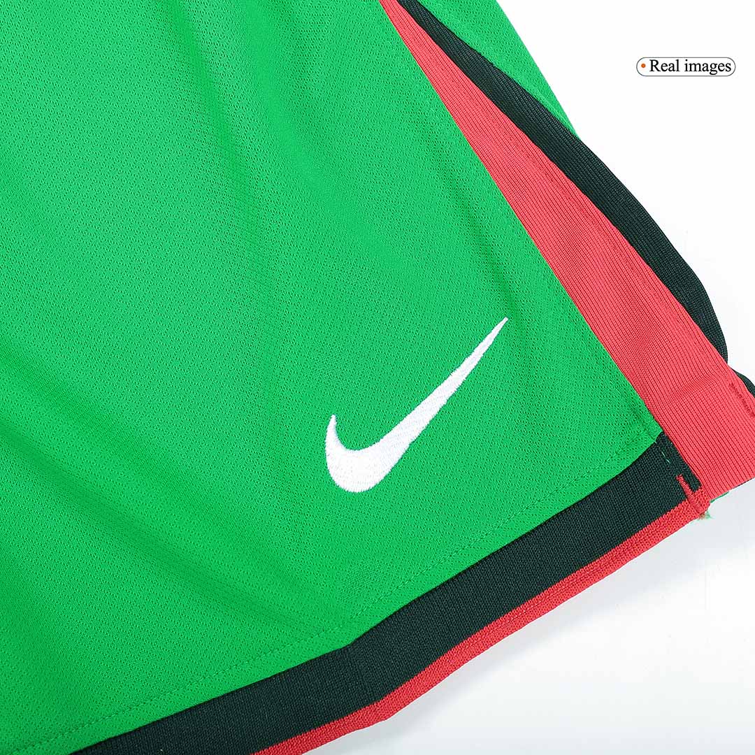 Portugal Home Soccer Shorts Euro