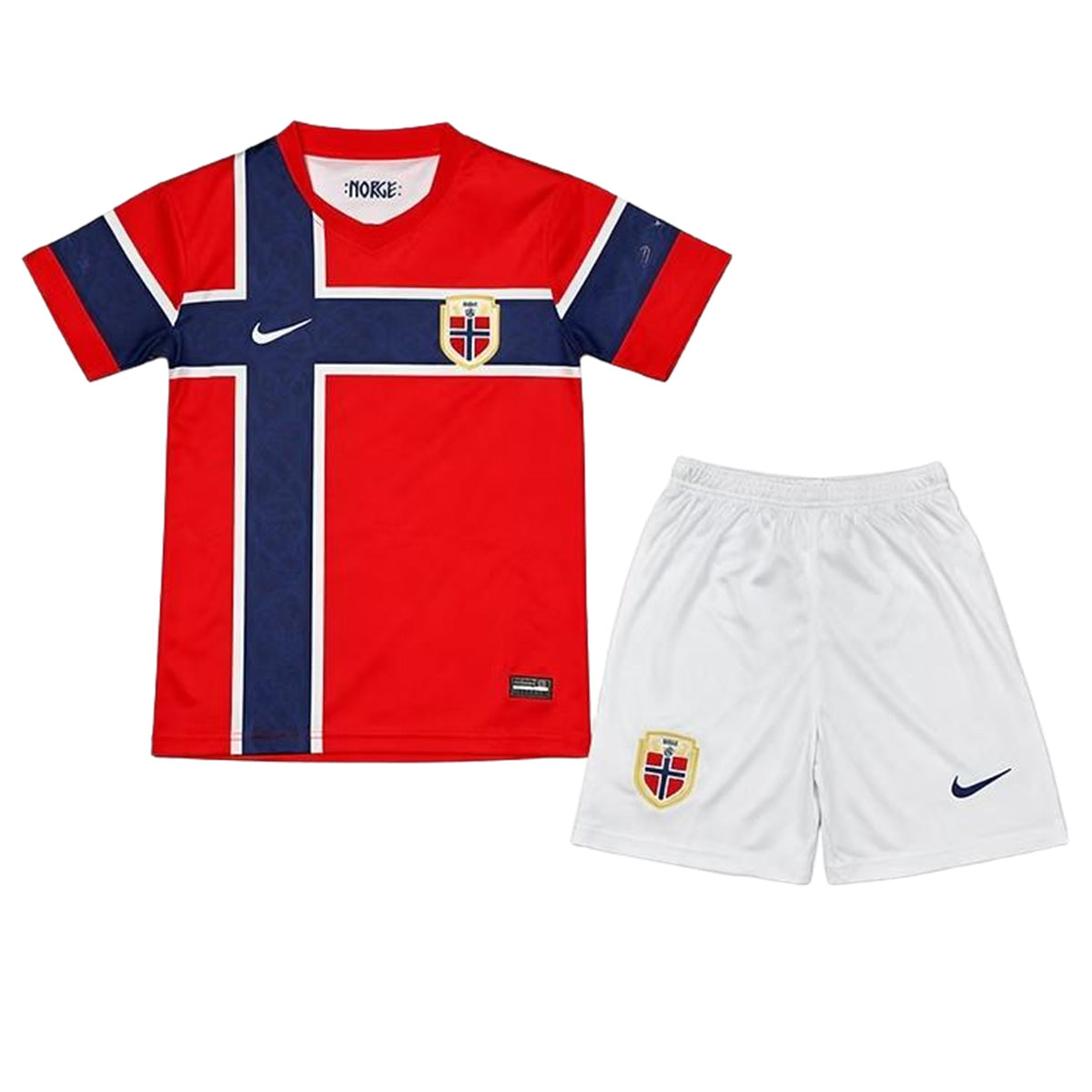 Kids Norway Home Soccer Kit 2026 World Cup Jersey