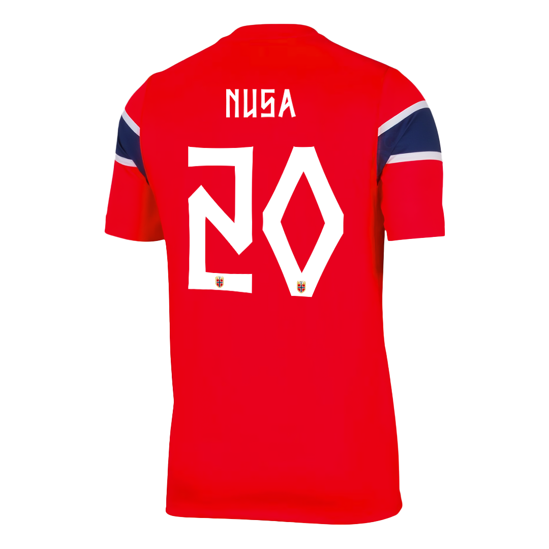 NUSA #20 Norway Home Soccer Jersey 2026