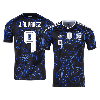 J. ÁLVAREZ #9 Argentina Away Soccer Jersey 2026
