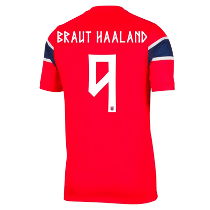 BRAUT HAALAND #9 Norway Home Soccer Jersey 2026 Player Version