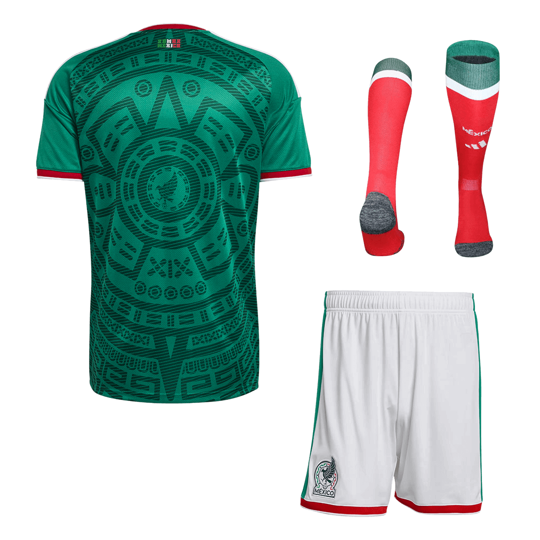 Mexico Home Soccer Jersey Kit(Jersey+Shorts+Socks) 2026