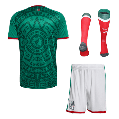 Mexico Home Soccer Jersey Kit(Jersey+Shorts+Socks) 2026