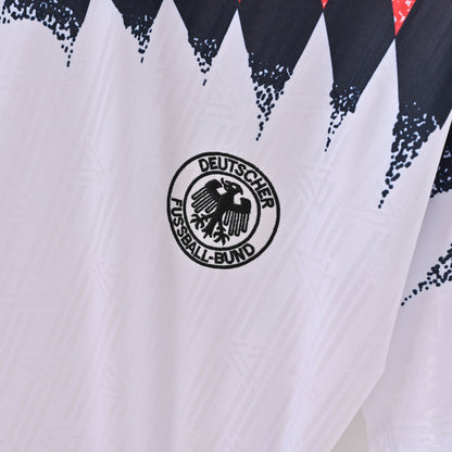 PSG 2001/02 Home Retro Football Shirt - close up details of Navy Nike retro kit