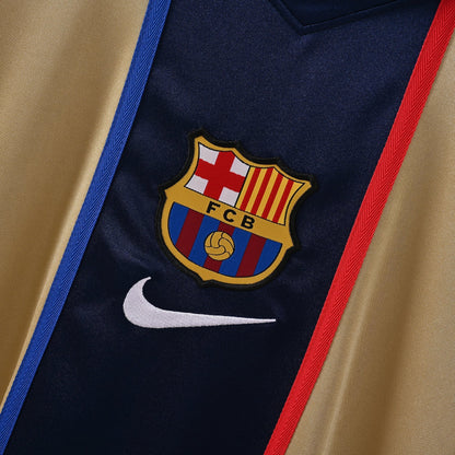 PSG 2001/02 Home Retro Football Shirt - close up details of Navy Nike retro kit