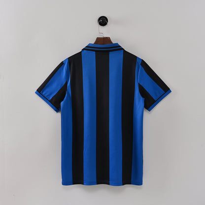 PSG 2001/02 Home Retro Football Shirt - Nike Navy vintage jersey alternate angle