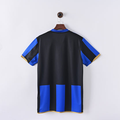 PSG 2001/02 Home Retro Football Shirt - close up details of Navy Nike retro kit