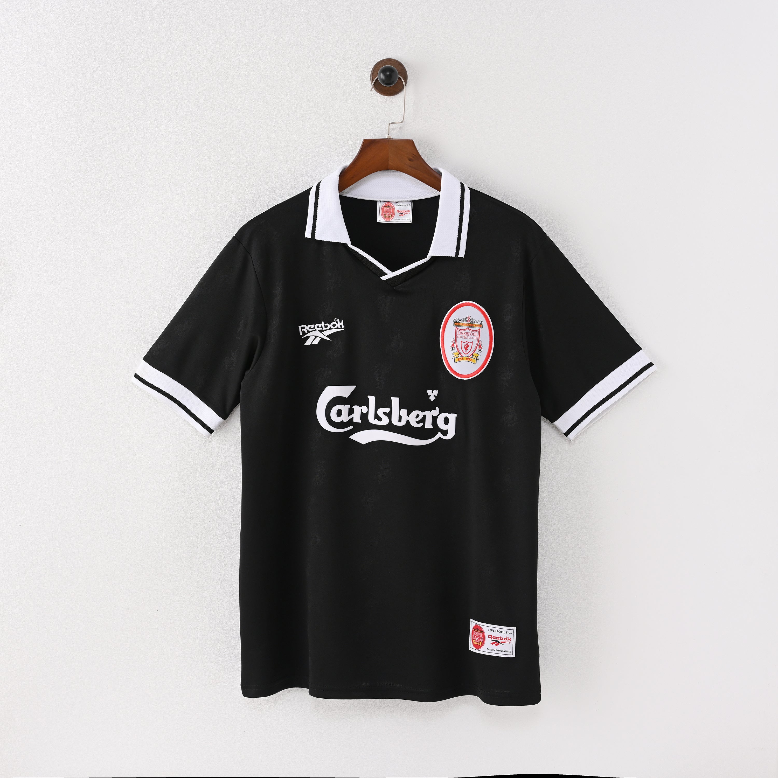PSG 2001/02 Home Retro Football Shirt - Navy Nike classic football shirt front view