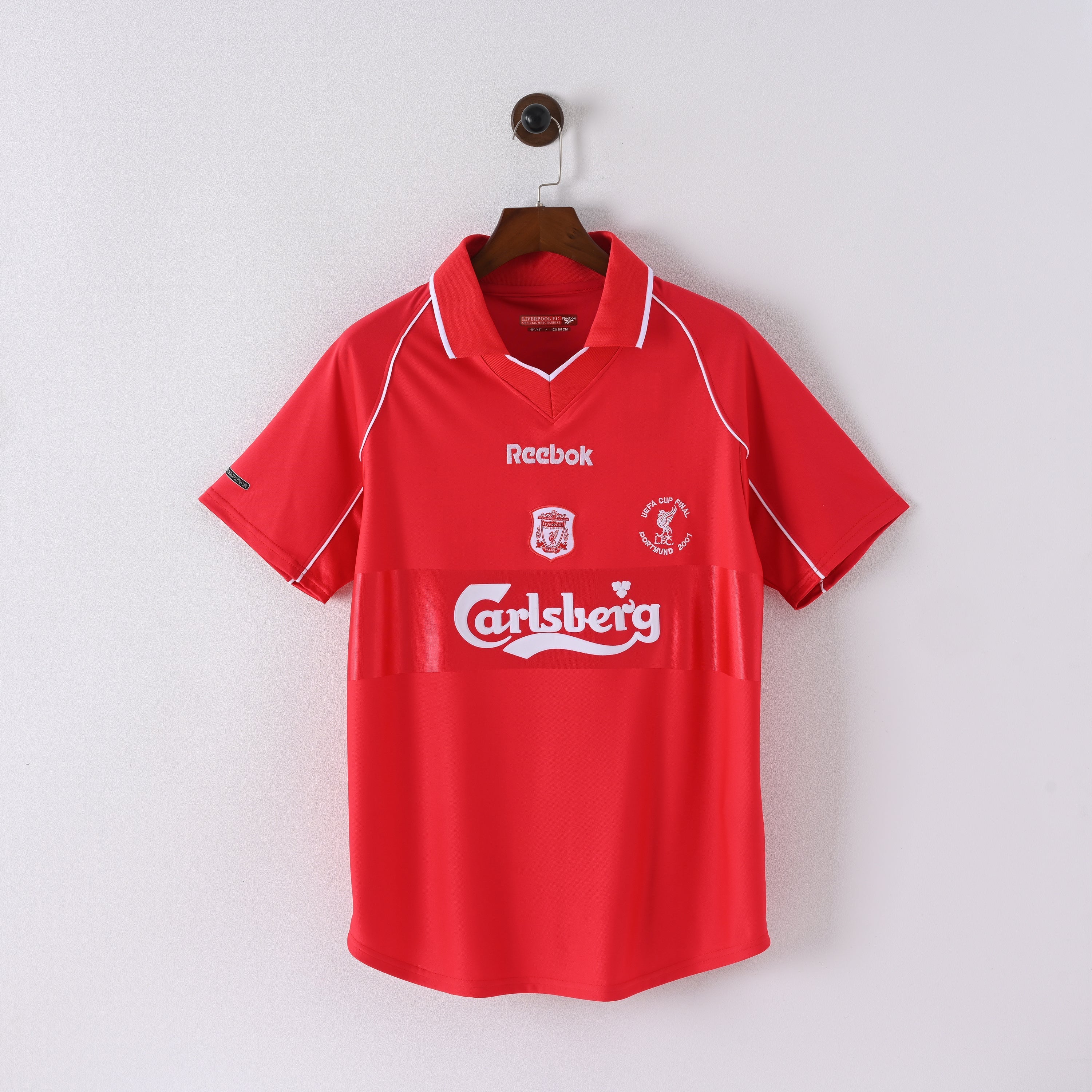 PSG 2001/02 Home Retro Football Shirt - Navy Nike classic football shirt front view