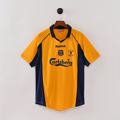 PSG 2001/02 Home Retro Football Shirt - Navy Nike classic football shirt front view