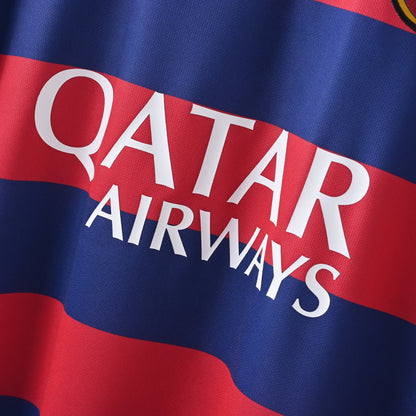 PSG 2001/02 Home Retro Football Shirt - close up details of Navy Nike retro kit
