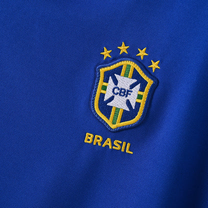 PSG 2001/02 Home Retro Football Shirt - close up details of Navy Nike retro kit
