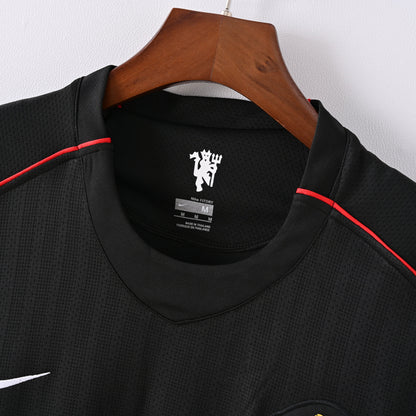 PSG 2001/02 Home Retro Football Shirt - close up details of Navy Nike retro kit